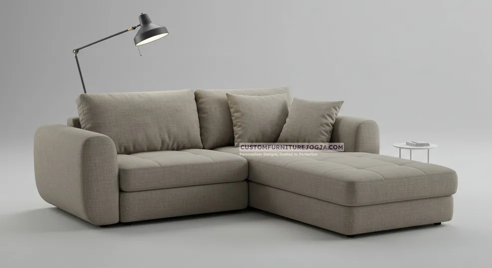 Jasa Pembuatan L Shape Sofa Jogja